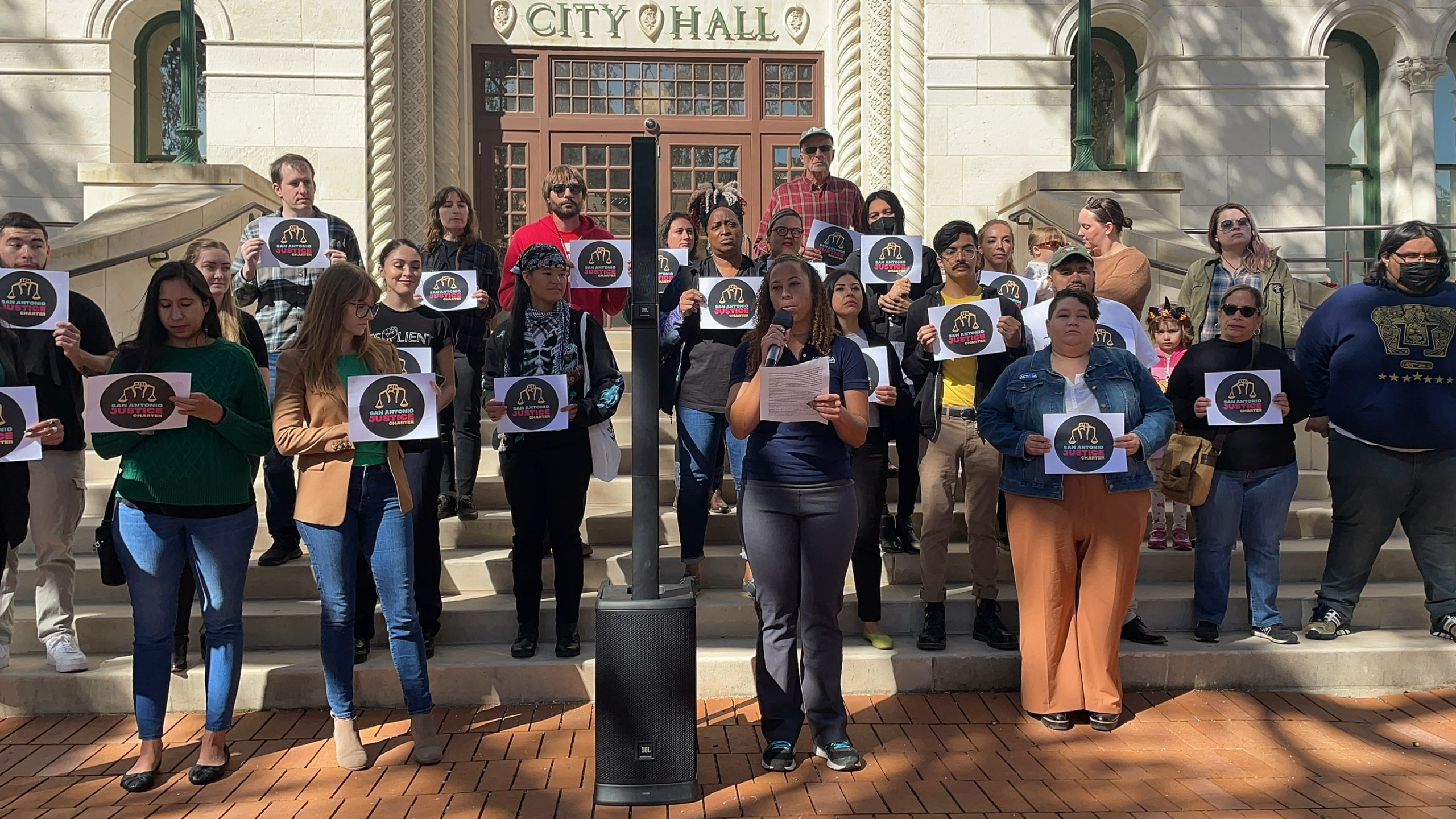 TUESDAY San Antonio Justice Charter Coalition Submits 35,000